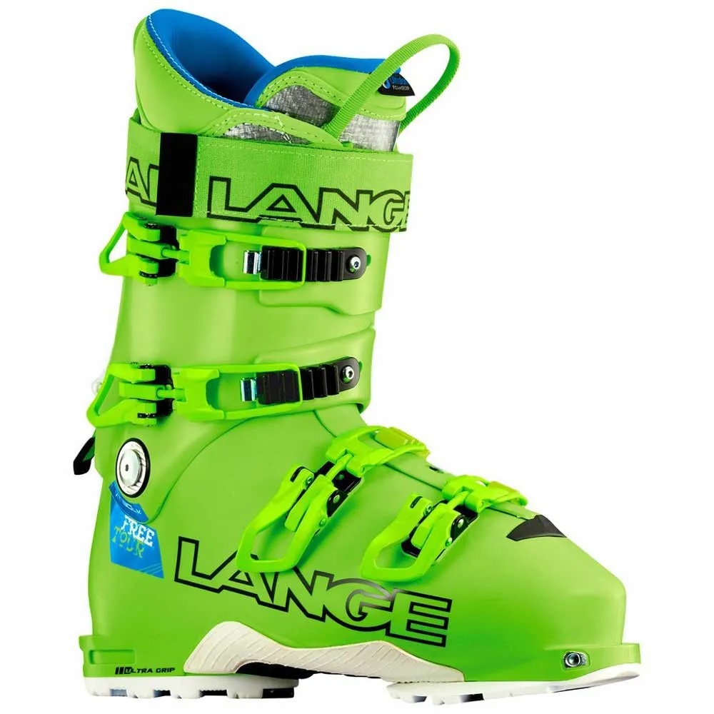 Green Ski Boot